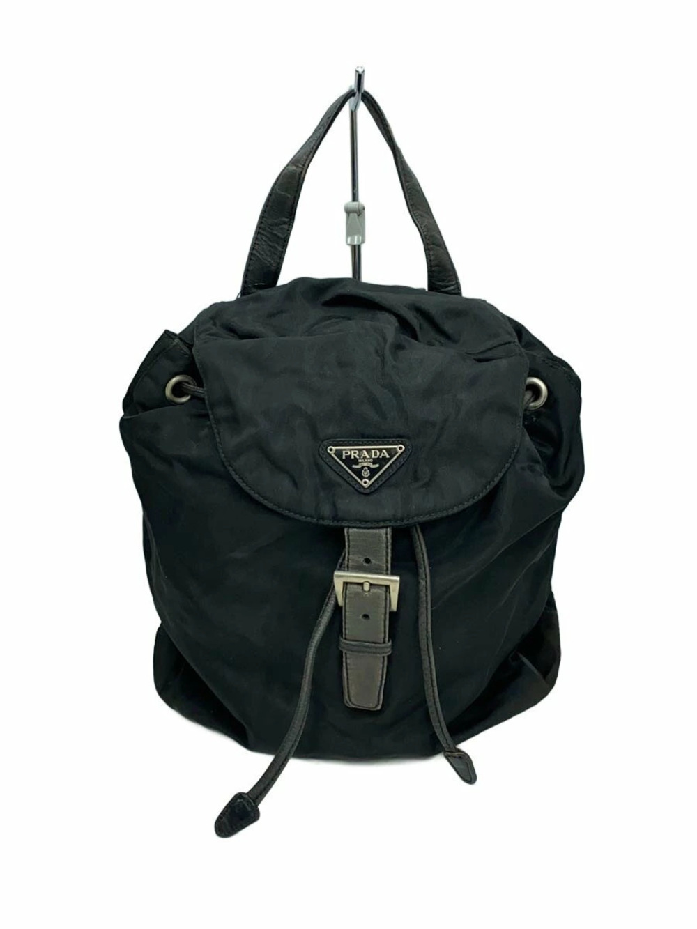 Prada Chain Backpack Black